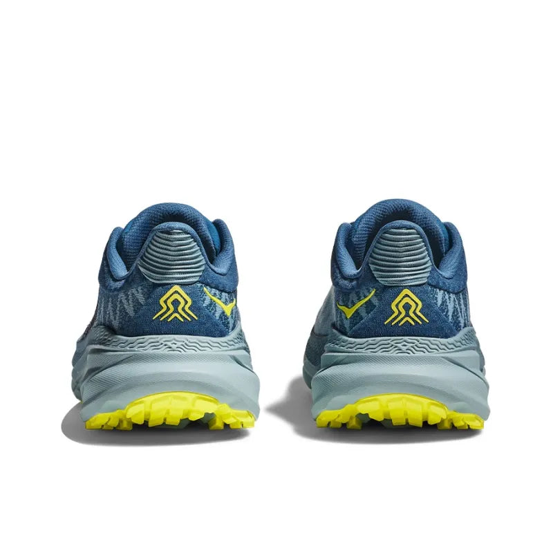 Hoka Style Slip-Resistant Lightweight Running Shoes for Men | (Blue/Green)