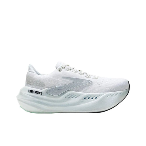 Brooks Style Glycerin Max Running Shoes | Breathable | Comfort Sneakers (White)