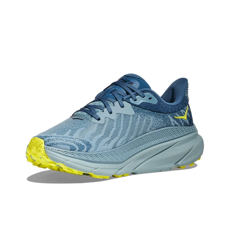 Hoka Style Slip-Resistant Lightweight Running Shoes for Men | (Blue/Green)