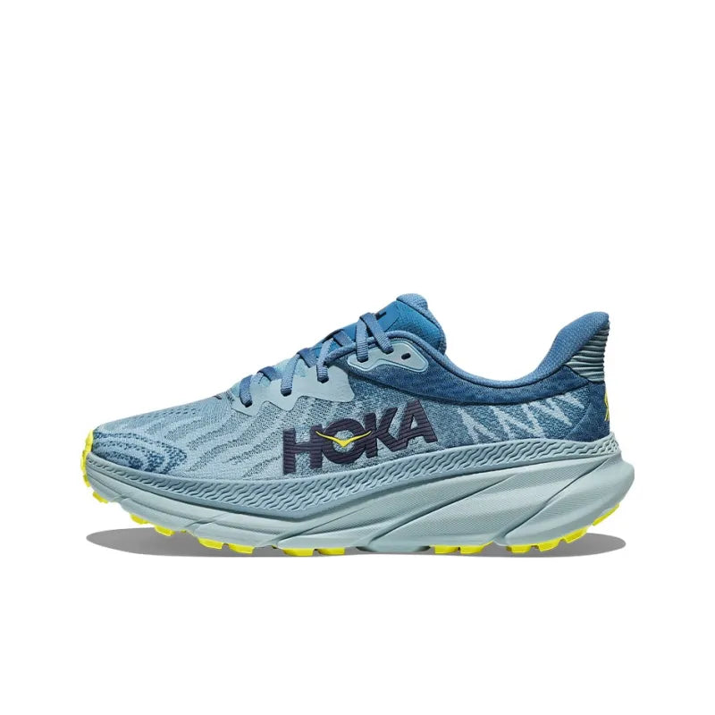 Hoka Style Slip-Resistant Lightweight Running Shoes for Men | (Blue/Green)